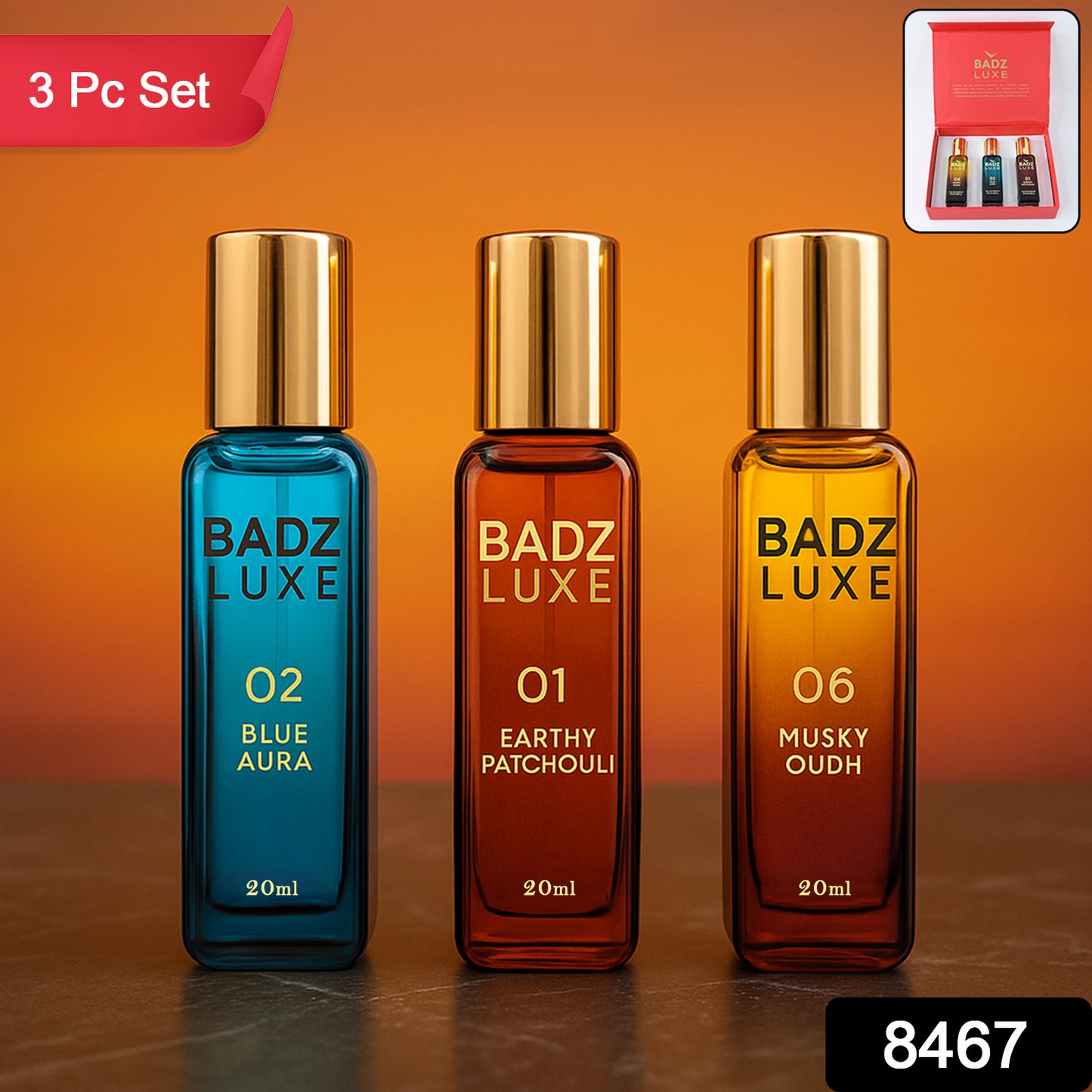 Premium Perfume Set 20ml (3 Pc)
