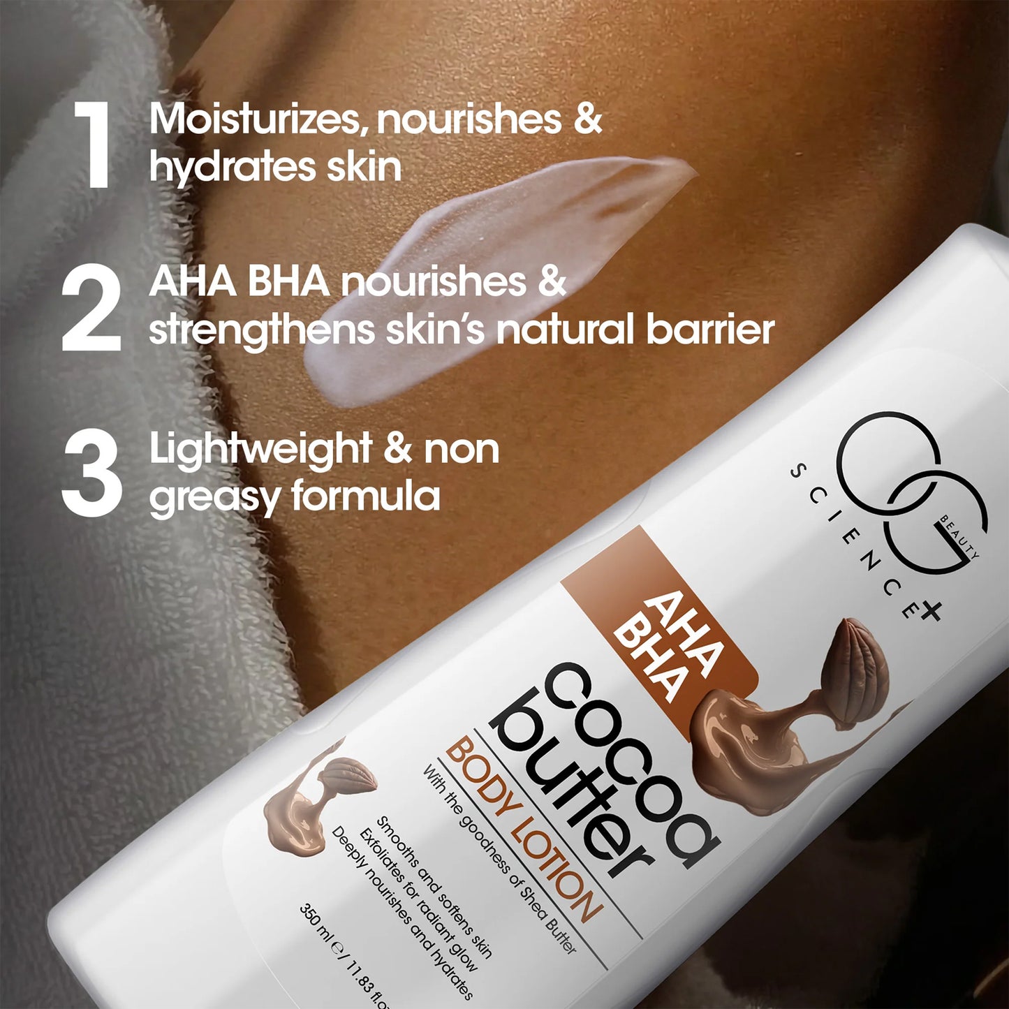 Og Beauty Science Cocoa Butter Body Lotion (350ml  1 Pc)